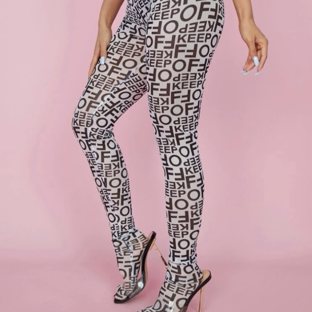 Sexy Sheer Stretch leggings/Stockings NWT